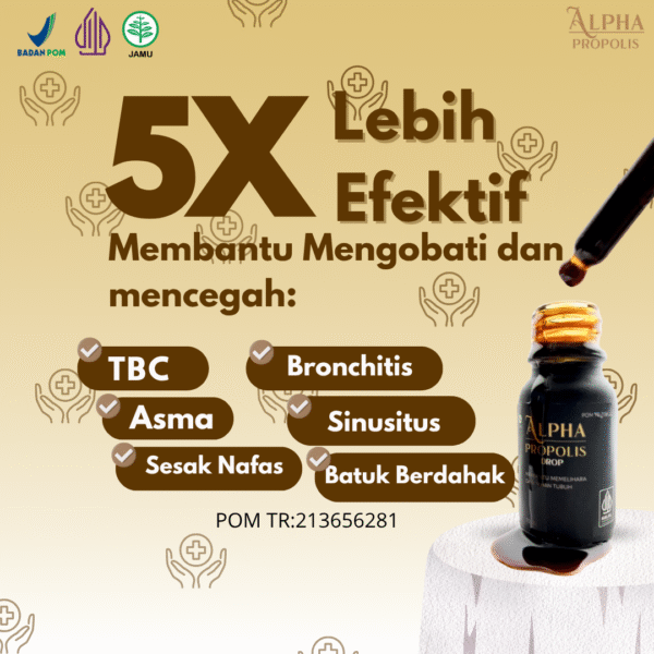 Alpha Propolis Drop Original 100% Asli Obat Herbal - Gambar 2