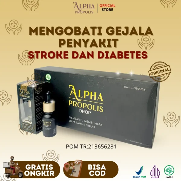 Alpha Propolis Drop Original 100% Asli Obat Herbal
