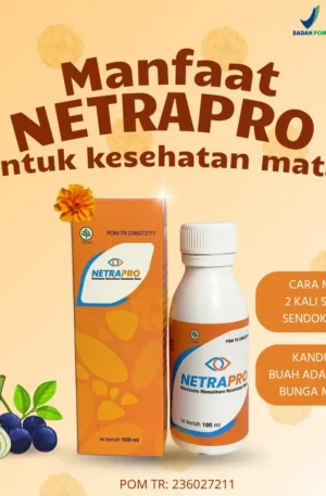 NETRAPRO Obat Mata Herbal Original untuk menjaga kesehatan mata ORIGINAL 100%