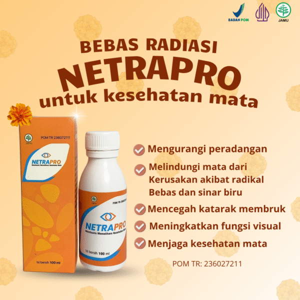 NETRAPRO Obat Mata Herbal Original untuk menjaga kesehatan mata ORIGINAL 100% - Gambar 2