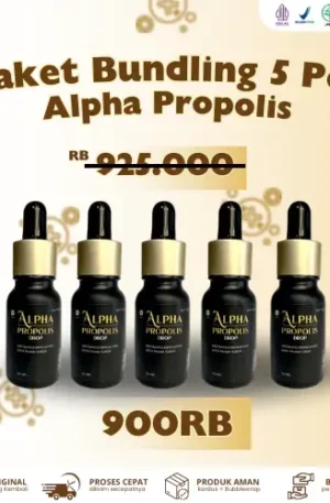 Alpha Propolis Original 100% Asli Beli 5 dengan Harga Promo
